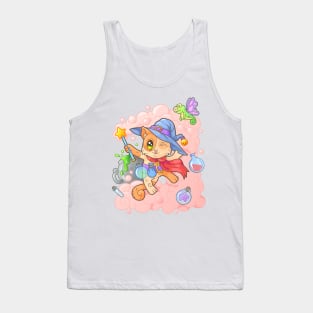 cute wizard cat Tank Top